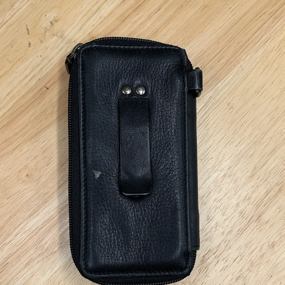 FOSSIL | NOKIA NEXTEL 90'S Y2K VTG CELLPHONE LEATHER CASE | BLACK